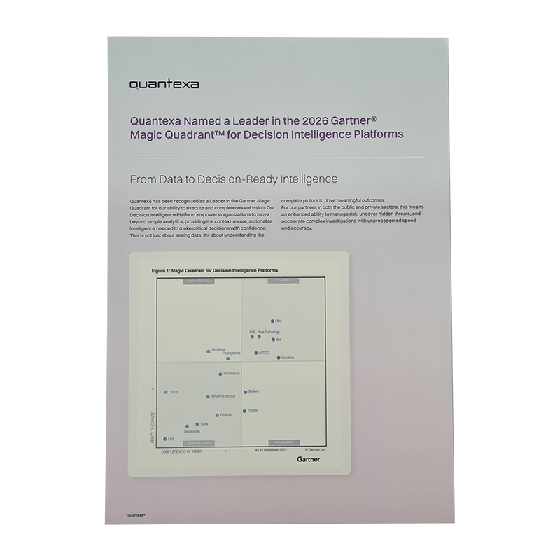 A4 Flyer - Quantexa named a leader