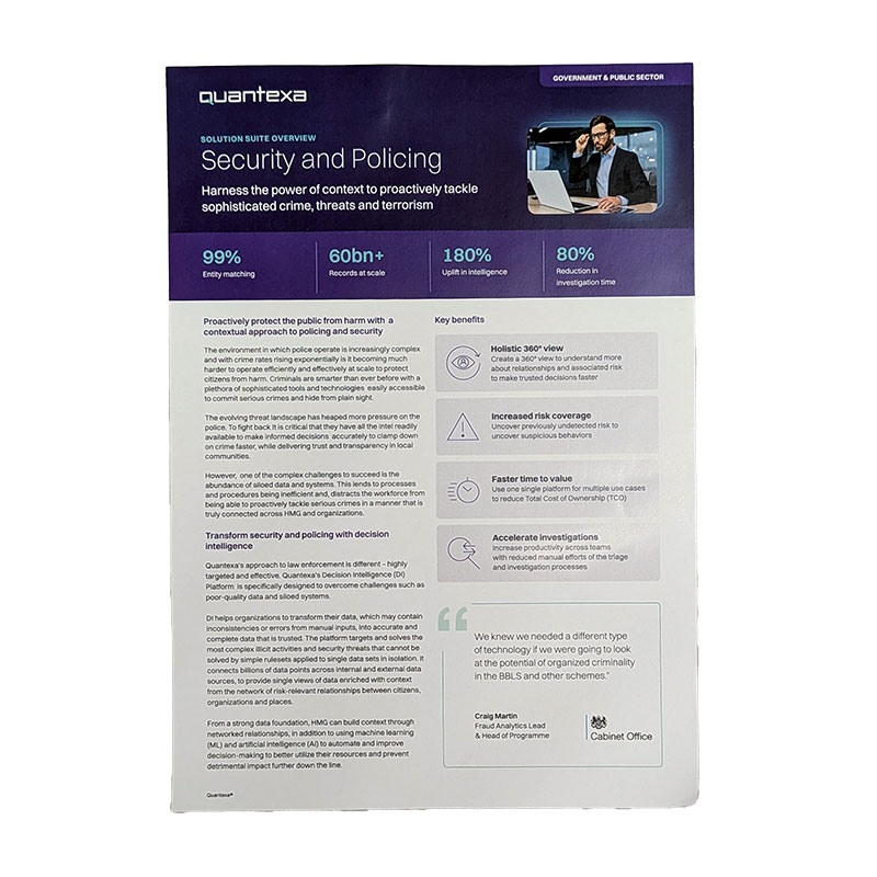 A4 Flyer - Security and Policing